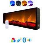 Esha Home Dekoratif Elektrikli Yapay Şömine Bluetooht 70x25 Cm