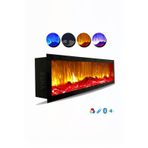 Esha Home Elektrikli Dekoratif Yapay Şömine Bluetooht Sabit Çıtırtı 120x 35x18 Cm