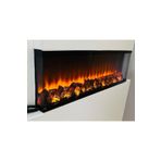 Esha Home Elektrikli Dekoratif Yapay Şömine Bluetooht Sabit Çıtırtı 170X35 X21 Cm
