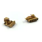 Eshel 1:200 Ölçek Tank + İş Makinesi 2’li Maket