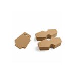 esila KAĞITÇILIK Dış Tic. Ltd. Şti. 150 Adet Takı Kartı 12×5 cm – Kraft, Beyaz, Beyaz/Gri 3 Renk Küpe Kolye Bileklik Sunum & Sergi Kartı