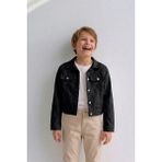 Esila Kids Erkek Çocuk Gabardin Ceket Yazlık Ince Ceket - 8 - 9 Yaş - Siyah