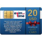 Esimtime 20 Usd Dijital Hediye Kartı