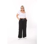 Esina Çelik Kumaş Bol Paça Eşofman Pantolon
