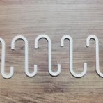 Esinece 15 Krem Plastik Askı Kanca, Mutfak Ve Banyo Için Aksesuar S Kanca,Askılık 15 Adet