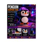ESK Penguin Kulaklık Standı – Sevimli Masaüstü Headphone Stand – Gamer Hediye Dekoratif Kulaklık Tutucu