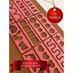 Eska Events Çocuk Montessori - Pembe El Kası Geliştirme ve Çizgi, Sayı ve Şekil Çalışmaları Seti 16 Parça