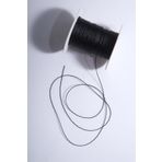 Eskişehir hobi sanat 0.6 Mm 50 Metre Tesbih İpi Siyah Renk Polyester Tesbih ipi