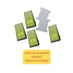 Eskişehir hobi sanat King 16 Numara 4 paket Kum Boncuk Miyuki Iğnesi Esnek Yumuşak Ve 2 Adet Iplik Sarma Kartı
