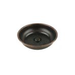 Eskitme Bakır Hamam Tası Ağır Pirinç Kurna Hamam Tas Bronz