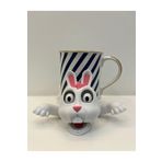 ESL Decor Sevimli Tavşan Figürlü Bardak Tutucu – Dekoratif Bardak Altlığı 🐰