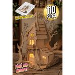 eslazerkesim Fısıldayan Orman Evi Maketi - Kendin Yap (DIY) Dekoratif Kit - 3D Puzzle - 48cm