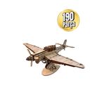 eslazerkesim Ju 87 Savaş Uçağı Maketi - Kendin Yap (DIY) Dekoratif Kit - 3D Puzzle