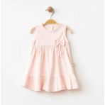 Eslenza Organik Kız Bebek Bambu Elbise - Pembe - 2 Yaş
