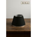 Eslight Avangart Abajur Başlığı 22CM - Siyah
