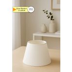 Eslight Beyaz Abajur Başlığı 22 cm T21