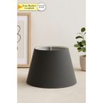Eslight Modern Abajur Başlığı 22CM - Antrasit