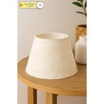 Eslight Modern Abajur Başlığı 22CM - Kum Beji