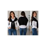esma trend Kare Parçalı Patchwork Atkı-Spor Triko Örme Omuz Atkısı Unisex Boho Şal-Atkı