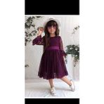 Esmaca Moda Kız Çocuk Elbise Mor - 01.Mor - 9 - 10 Yaş