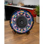 Esmaül Hüsna Çini Tabak – 25 cm Dekoratif El Yapımı Duvar ve Masa Süsü