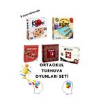 Esmay Ortaokul Zeka Oyunları Turnuva Seti (Abluka oyunu - Kulami - Pentago - Küre Oyunu - Mangala) gnsRKFaz45