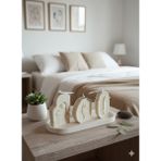 Esmira Candle The Muse Collection | Masaj Yağı Özellikli Doğal Soya Mum Seti - Beyaz