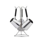 Esmo Home 29016 Everest Askı Standlı 4 Parça Çelik Cezve Seti - 2'si 1 Arada - 0,35 L