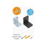 Esmo Home 4 Ad. Ağır Dolap Duvar Montaj Askı Sabitleme Seti - Deprem Mobilya Eşya Sabitleyici Aparat Kahverengi Tek Ebat - 001-Renkli - Option-1