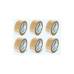 Esmo Home 45 mm x 100 mt Solvent Akrilik Koli Bandı 6 Adet - Option-1 - 0 - Siyah - 1 Adet