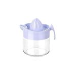 Esmo Home 5dm-Narenciye Sıkacağı Cam Kavanozlu Limon Sıkacağı 300 ml - 1BW-Beyaz