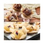 Esmo Home Aputue Kek Kapları, 200 Adet Lale Desenli, Yağ Geçirmez, Yapışmaz, Gıda Sınıfı Kağıt, Sarı, Tek Kullanımlık, Özel Günler ve Etkinlikler Için - Option-1 - 001-Renkli