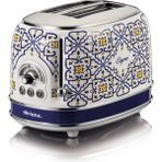Esmo Home Ariete Capri 2 Dilim Ekmek Kızartma Makinesi 0155/1C - 810 Watt, Metal Gövde, 2 Dilim Kapasite, Buz Çözme, Isıtma, 6 Kızartma Ayarı, Kolay Temizlik, Çıkarılabilir Kırıntı Tepsisi - Ahşap - Beyaz