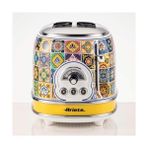Esmo Home Ariete Positano Ekmek Kızartma Makinesi 2 Dilim 0155/1P - 810 Watt, Metal Gövde, 2 Dilim Kapasite, Buz Çözme, Isıtma, 6 Kızartma Ayarı, Kolay Temizlik, Çıkarılabilir Kırıntı Tepsisi - Ahşap - Beyaz