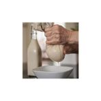 Esmo Home Bitkisel Süt Torbası Organik Yoğurt Süzme Kesesi Yıkanabilir Keten Kese Natural Tekstil Sütbezi - 01-Siyah