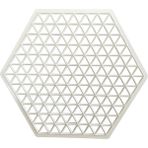 Esmo Home Çelikpençe Pratik Üçgen Mantı Kalıbı Xl 40 cm – Mantımatik Hamur Kesme Aparatı, 216 Adet Mantı Ravioli Yapma Kalıbı, Toplu Mantı Yapma Aparatı, Mutfak Hamur Kesici - 1BW-Beyaz