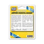 Esmo Home Çift Tarafli Köpük Aksesuar Montaj Bandi 5 Kg, 19 mm x 2 Metre Boyut - Option-1 - 0 - Siyah - 1 Adet