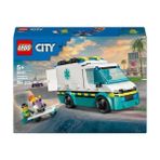 Esmo Home City Acil Yardım Ambulansı 60451 - Model Araç Seven 5 Yaş Üzeri Çocuklar Için Yaratıcı Oyuncak Yapım Seti, Doğum Günü Hediyesi (184 Parça) - Option-1