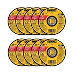 Esmo Home Dewalt - DW8062-10, Pk DW8062 4-1/2"X.045"X7/8" Metal Açılı Taşlama Makinesi Ince Kesme Çarkı, 10'lu Paket, (Model: DW8062-10, Pk) - Option-1