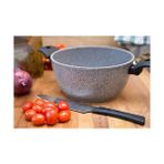 Esmo Home Flonal Cookware Monolite Magma-Tech Plus Güveç Tenceresi, 2 Saplı, 20 cm - 51R-Turuncu - 1 L