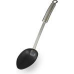 Esmo Home Flonal Plastik Uçlu Servis Kaşık 33 cm - Kestane Akaju - Option-1