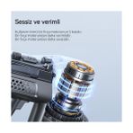 Esmo Home GSC50 Şarjlı Dikey Süpürge, 23000PA Güçlü Emişli Hafif Çubuk Elektrikli Süpürge 30 Dakika Uzun Çalışma Süresi, Çıkarılabilir Pil, El Araba Sert Zemin Halı Evcil Hayvan Kılı Için El Süpürgesi - Ahşap