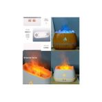 Esmo Home Hava Nemlendirici Tuz Lambalı Tuz Hediyeli Humidifier 200 ml Salt Lamp Ultrasonik Gece Lambası - 100 cm
