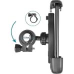Esmo Home HT-T45 Motosiklet ve Bisiklet Gidonu Için 360 Dönebilen Telefon Tutucu 4.5" - 6.5" - 1BW-Beyaz
