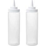 Esmo Home Ikea Grılltıder Sıkma Şişesi, 2'li Paket [plastik/şeffaf] - Ahşap