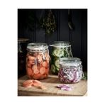 Esmo Home Ikea Korken Kapaklı Kavanoz, 0,5 L (Şeffaf Cam) - 000-Siyah - 1 Adet - Option-1