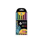 Esmo Home Ink Fineliner 6'lı Neon Klasik Ince Uçlu Kalem - -- - Option-1