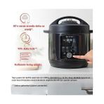 Esmo Home Instant Pot, Duo Plus Whisperquiet/sessiz Çok Amaçlı Pişirici, Düdüklü Tencere, Sterilizatör, Yoğurt Hazırlayıcı, Sous Vide Cihazı, DPPC604, 5.7 Litre, Siyah - Altın