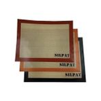 Esmo Home Jouis Fırınlanabilir Kendinden Yağlı Silikon Pişirme Matı, Profesyonel Silipat Yanmaz Yapışmaz Yıkanabilir Silikon Pişirme Matı 30CMX40CM - Option-1 - 001-Renkli