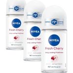Esmo Home Kadın Roll On Deodorant Fresh Cherry, 72 Saat Anti-Perspirant Koruma, 50ML (3 Paketi) - Option-1